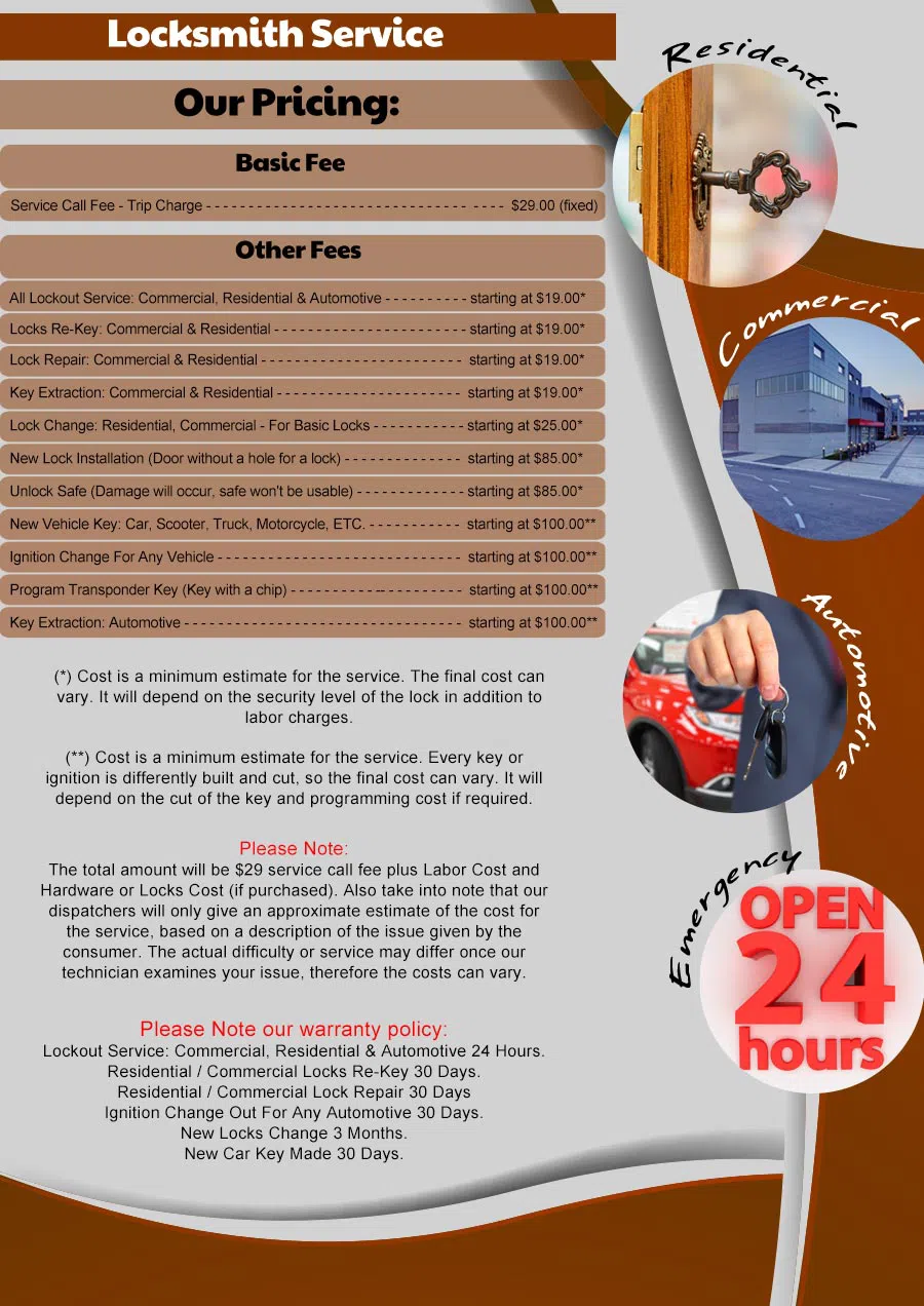 Locksmith Key Shop Riverside, CA 909-743-5318